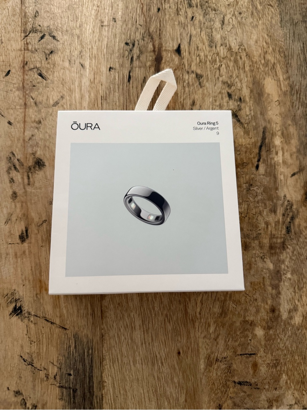 Oura Ring Gen 5 - Silver Size 9